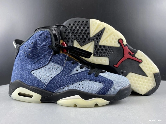 Jordan Washed 6 Air CT5350-401 Denim 1116